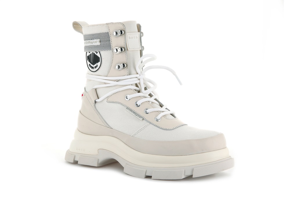 Zapatos Altas Palladium GAO EVA HIGH BOOT Hombre Blancas | Costa Rica-58721